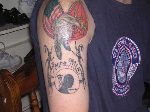 POW and Mia Tattoo