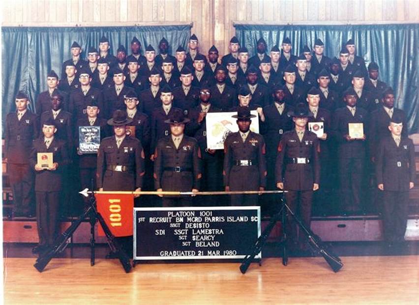 35th Anniversary of MCRD PI Graduation of Plt 1001
