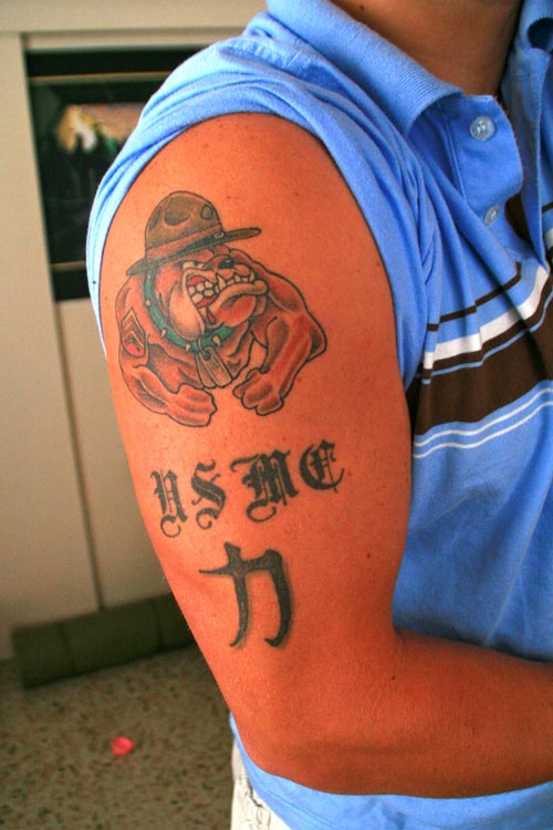 DI Bulldog Tattoo