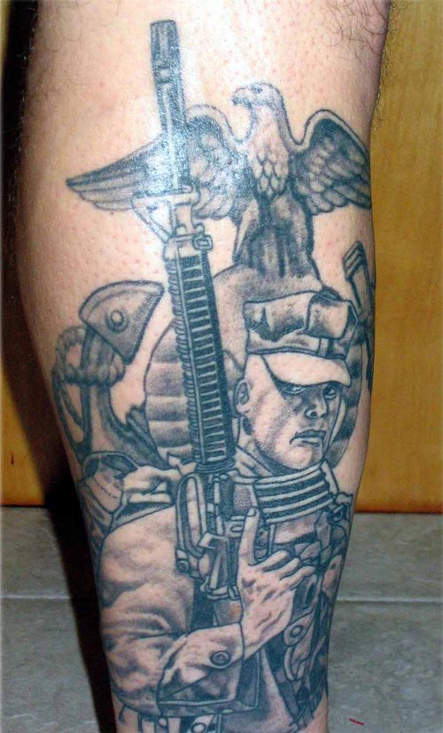 U.S.M.C. Tattoo