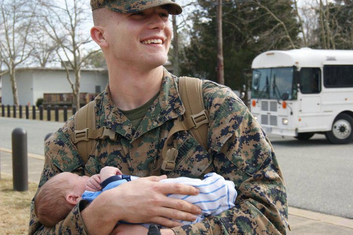 LCpl Sheriff and son