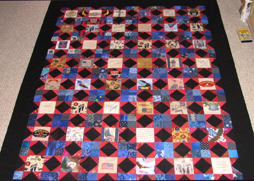 Honor Quilt made for USMC Vietnam Veteran