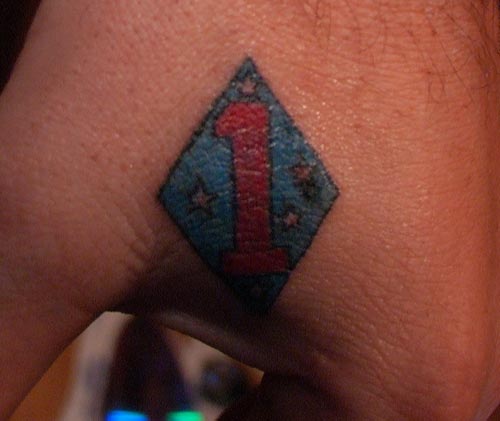 1st Marine Division Tattoo