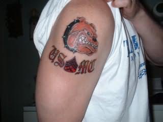 USMC Tattoo My First Tattoo