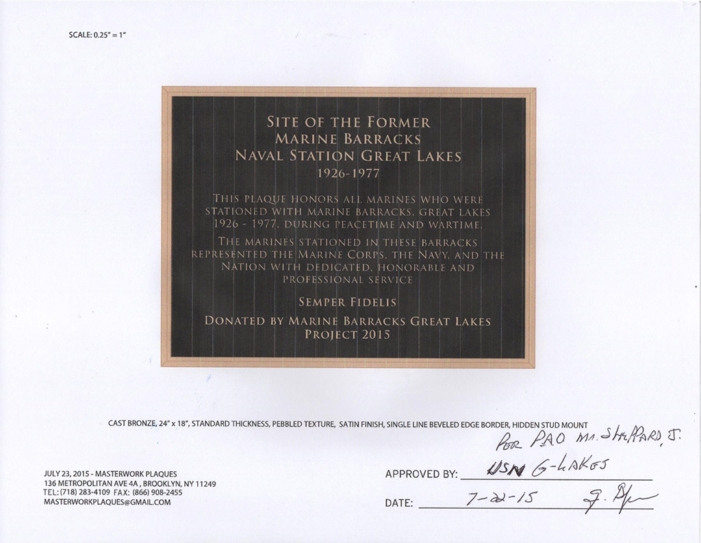 Marine Barracks Great Lakes Special Project