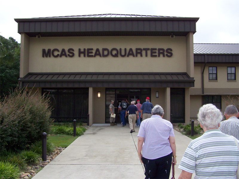 USS Coral Sea Reunion visits MCAS Headquarters