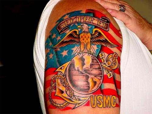Semper Fi EGA Tattoo