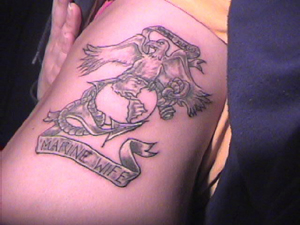 Marine Wife Tattoo