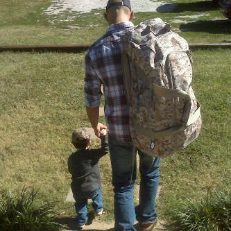 My marine and his son!