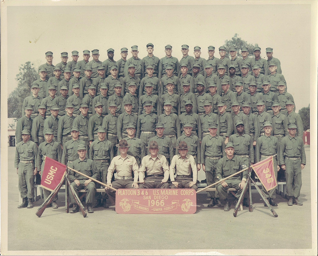 Platoon 346 1966 MCRD San Diego