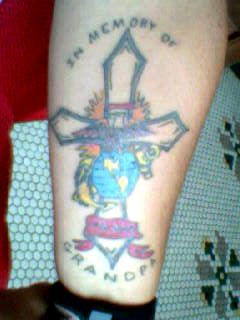 Marine Tribute Tattoo