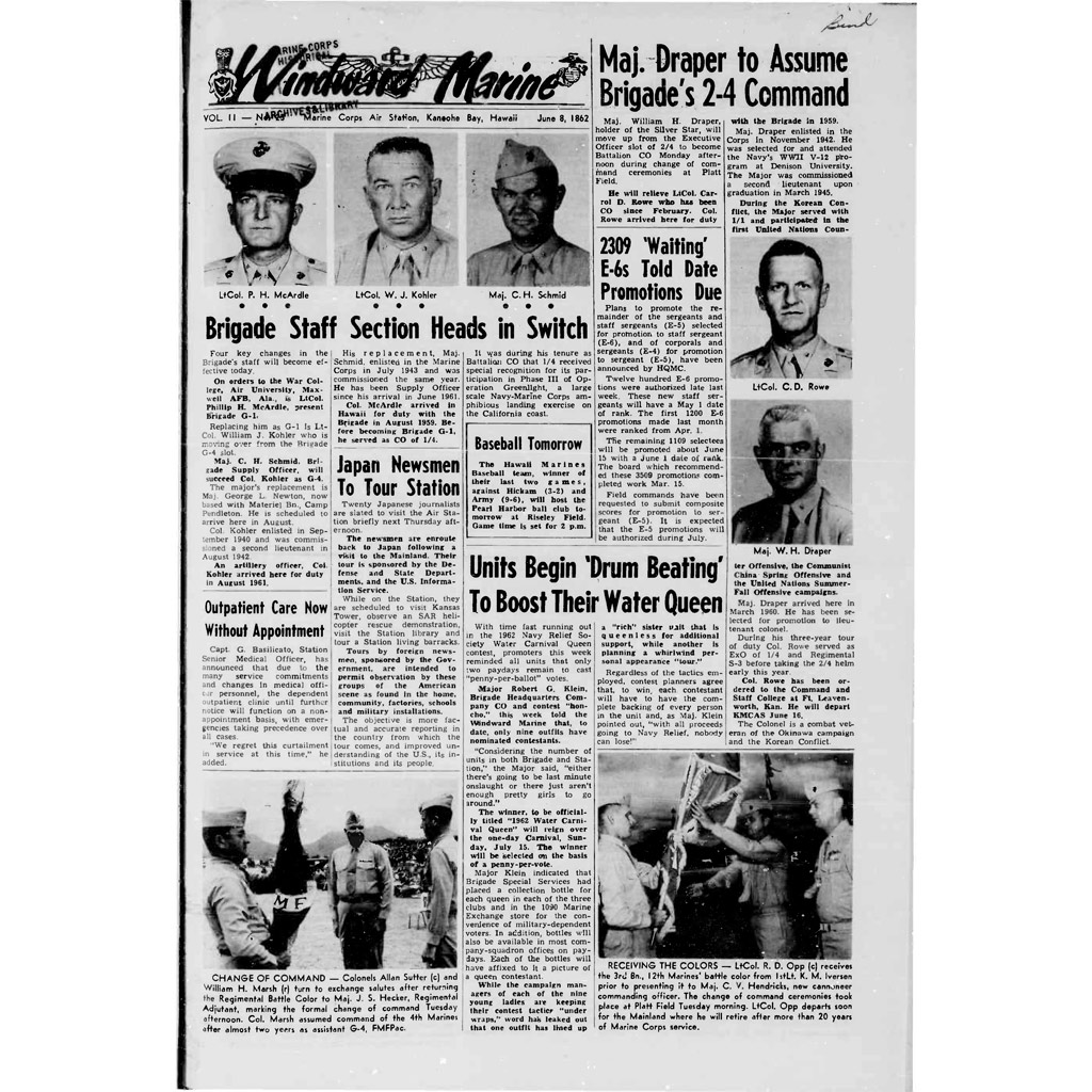 Windward Marine 08 June 1962