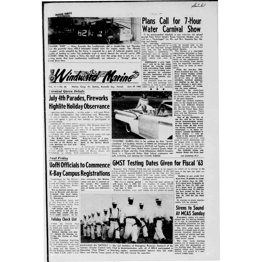 Windward Marine 29 June 1962