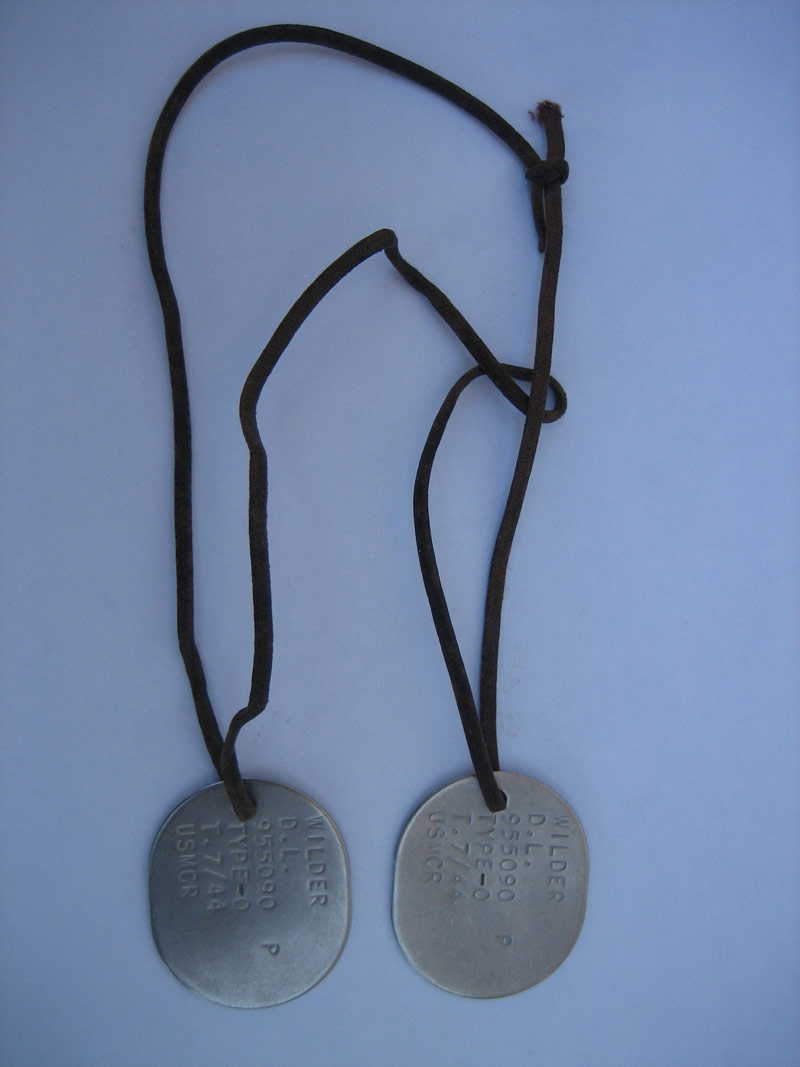 Marine Dog Tags WWII