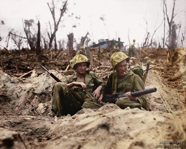WWII Peleliu Marines