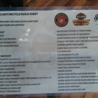 Marines Motorcycle Buildsheet