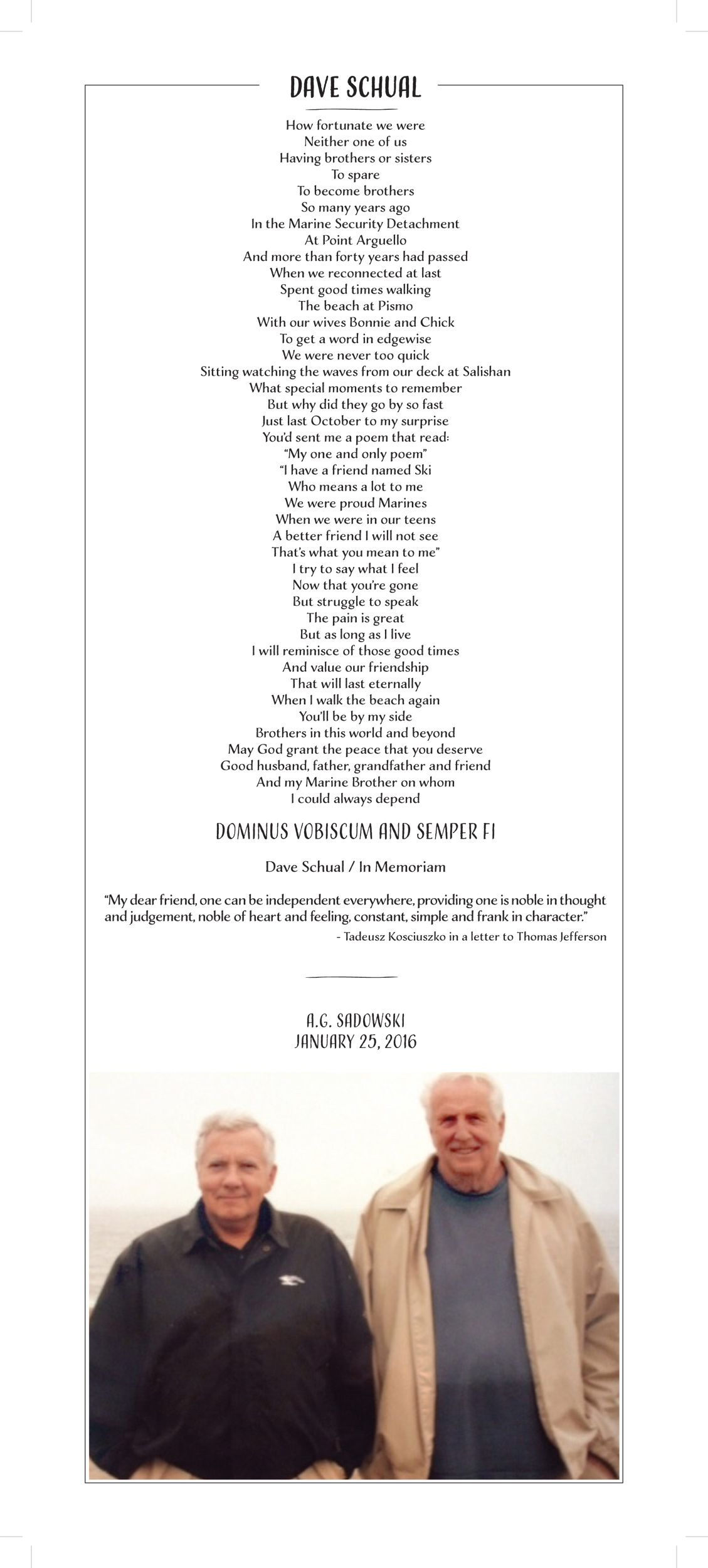 Lost My Best Marine Corps Buddy
