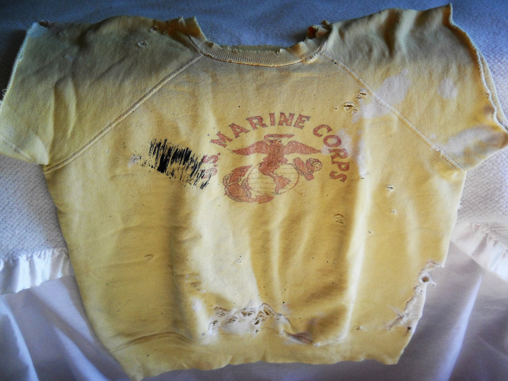 Marine Corps Yellow Sweatshirt from circa 1964