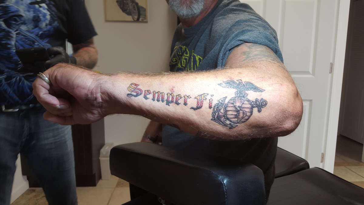 My Marine Corps Tattoo