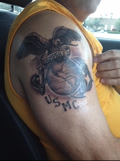 My Marine Corps Tattoo