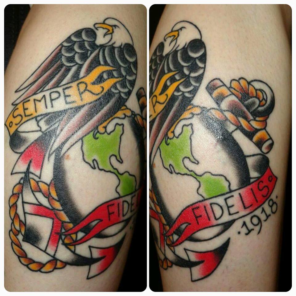 My USMC tattoo