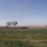 howitzer shell leaving howitzer