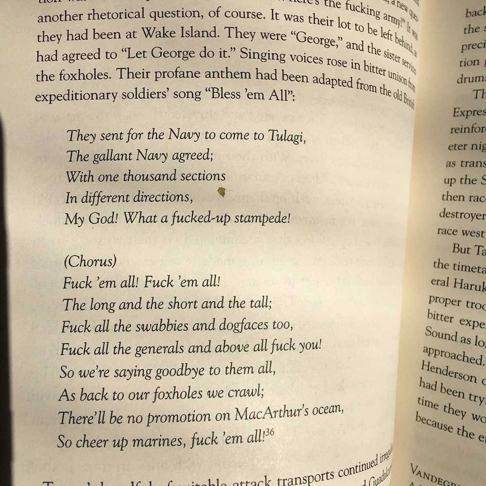 Marines Song On Guadalcanal