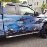 Marine f150 passenger side view sanderson