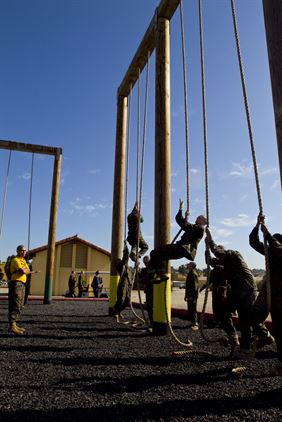 The Ropes at boot camp