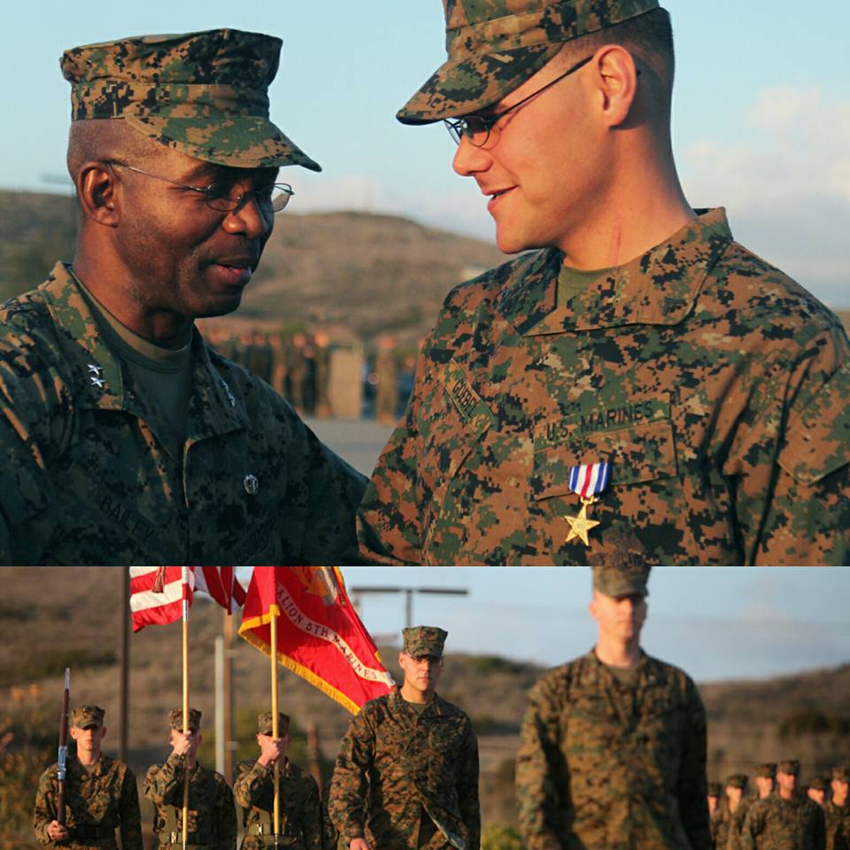 #MARINE OF THE WEEK // SHOT IN NECK, KEEPS FIGHTING: