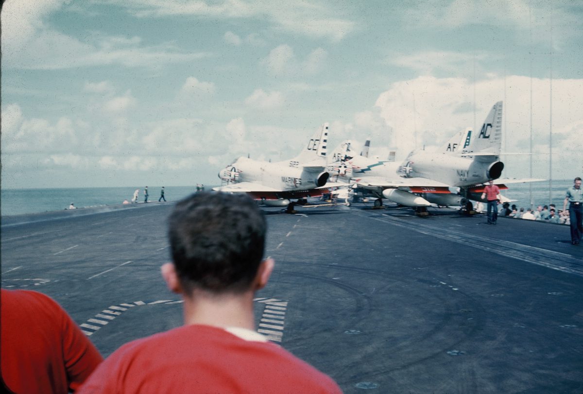 VMA 225 On board the USS Enterprise CVAN-65 during the blockade of Cuba in 1962