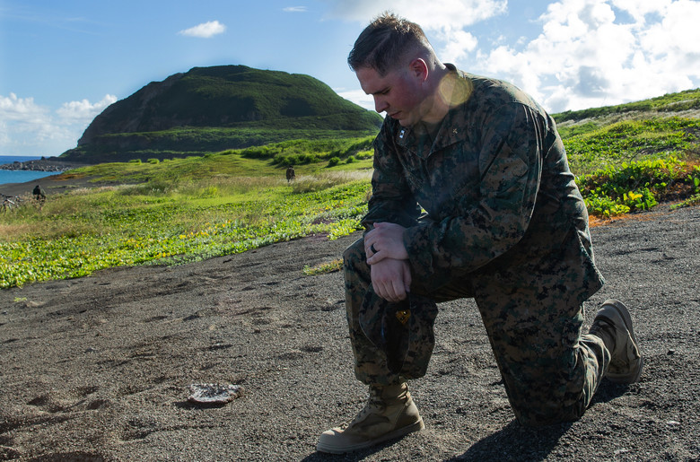 OKINAWA MARINES AND SAILORS VISIT IWO JIMA