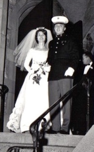 Dress Blues for Marrying College Sweetheart
