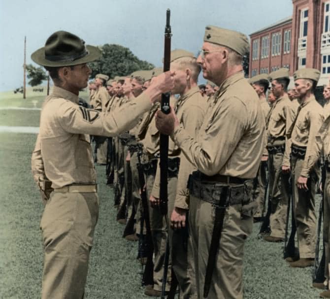 Oldest Recruit In the History of Parris Island-